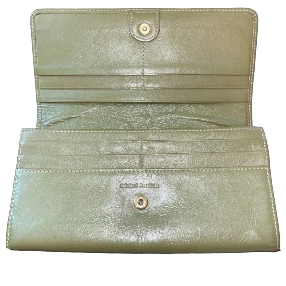 🌳Michel Jurdain🌳Continental Leather Wallet